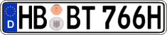 German license plate, Plates for oldtimers (type 