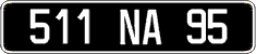 French license plate, FNI
