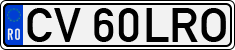 License plate of Romania, Regular plates