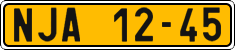 License plate of the Czech Republic, Commercial vehicles (1960)