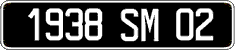 French license plate, FNI