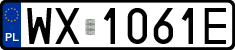 License plates of Poland, Regular car plates