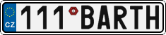 License plate of the Czech Republic, Vanity Plates