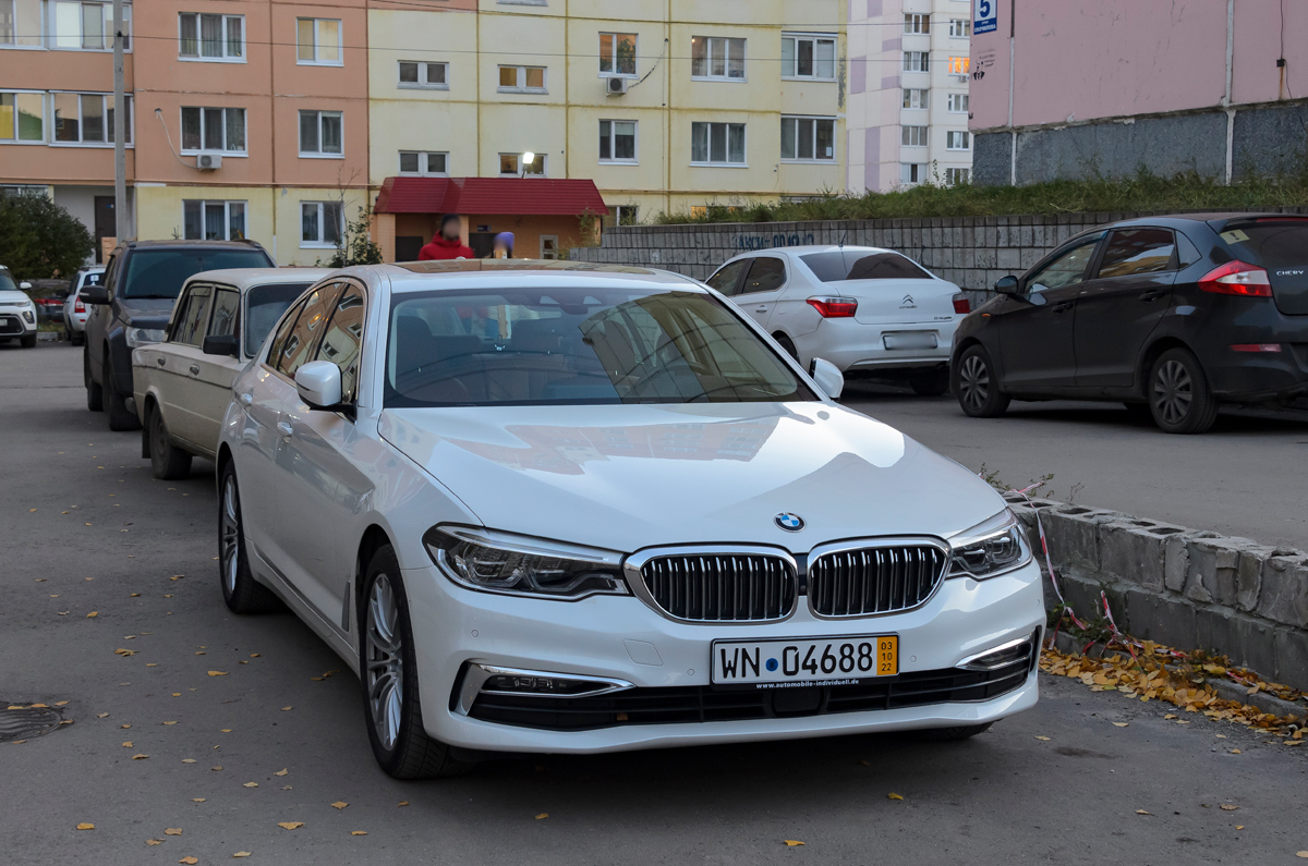 WN 04688, BMW 5 Series 7th gen Sedan (G30/G38), 2017–2020