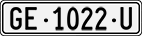 License plate of Switzerland, Dealer (with 