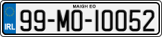 License plate of Ireland, Regular plates