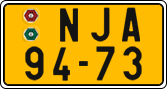 License plate of the Czech Republic, Commercial vehicles (1960)