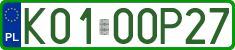 License plates of Poland, Professional plates