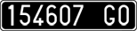 License plate of Italy, Cars (1927 year series)