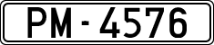 License plates of Spain, 1900 year series