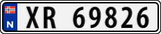 License plate of Norway, Cars