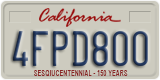 California, Passenger Car (1ABC234)