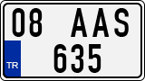 License plate of Turkey, Regular plates