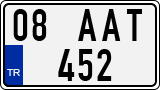 License plate of Turkey, Regular plates