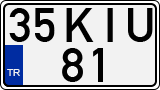 License plate of Turkey, Regular plates