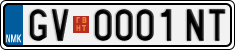 License plate of North Macedonia, Regular plates (2012)