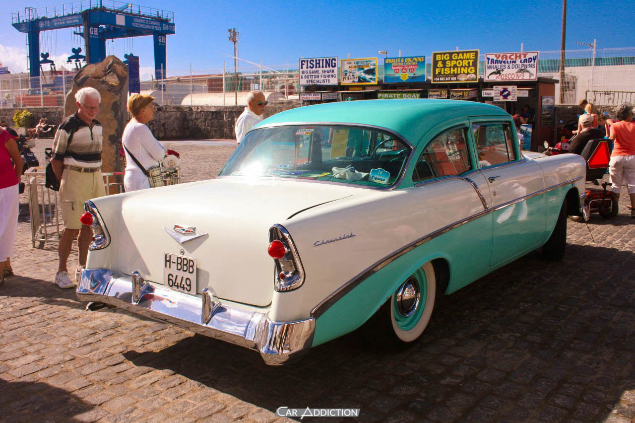 H 6449 BBB, Chevrolet 210 2nd gen 1955 2-door Sedan (2102-1011; A-body), 1954–1955