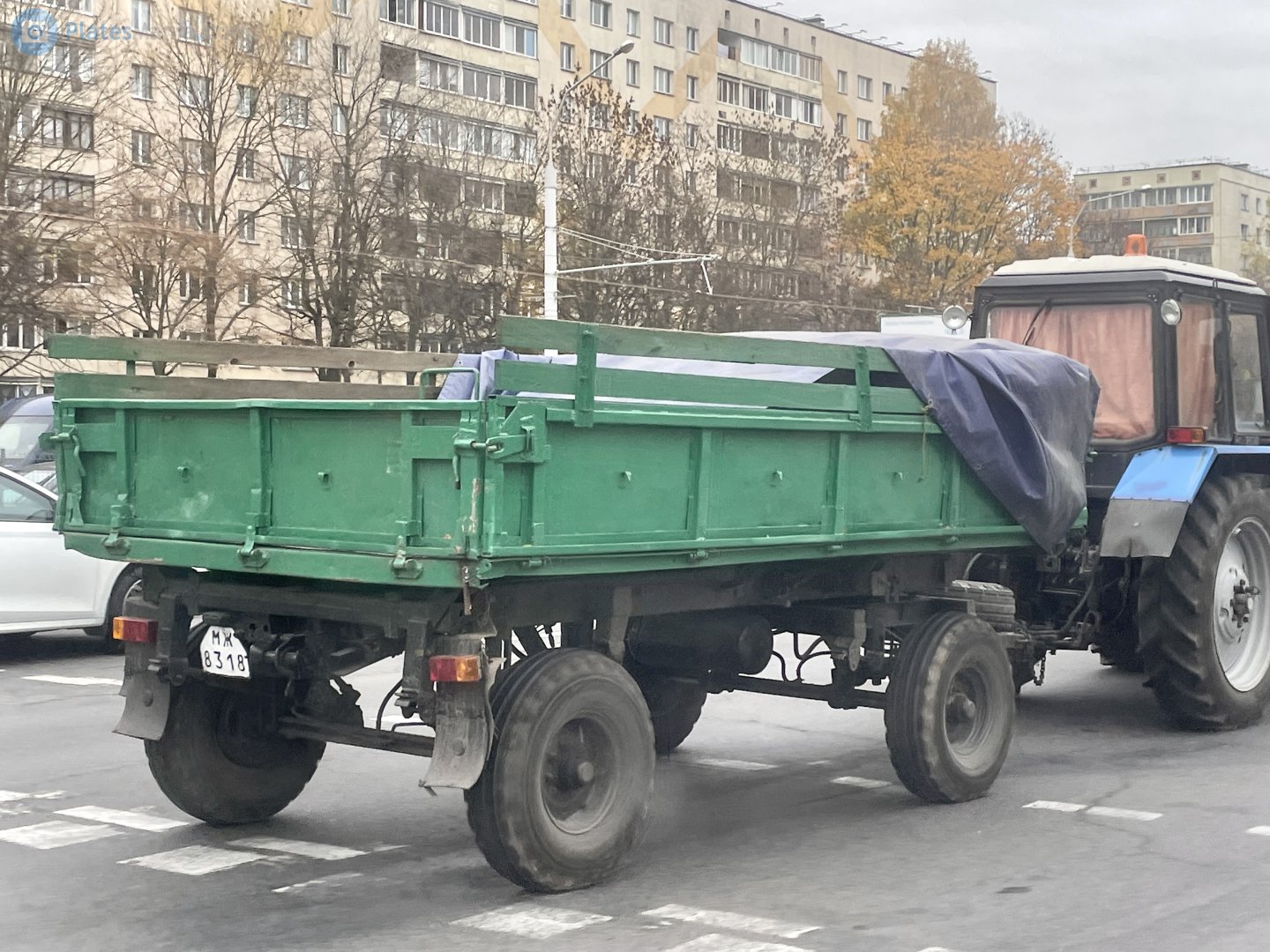 МЖ 8318, Trailers for special vehicles (1977) 