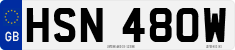 License plate of the United Kingdom, 1963 year system