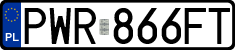 License plates of Poland, Regular car plates