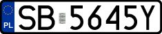 License plates of Poland, Regular car plates