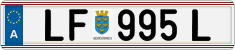 License plate of Austria, Regular plates