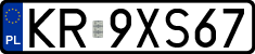 License plates of Poland, Regular car plates