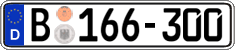 German license plate, Diplomatic