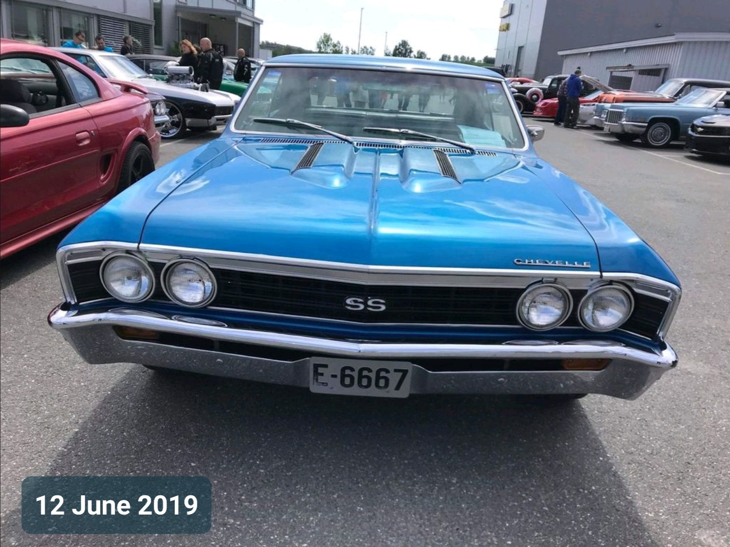 E-6667, Chevrolet Chevelle 1st gen 1966 2-door Hardtop (17/37; A-body), 2nd facelift, 1965–1966