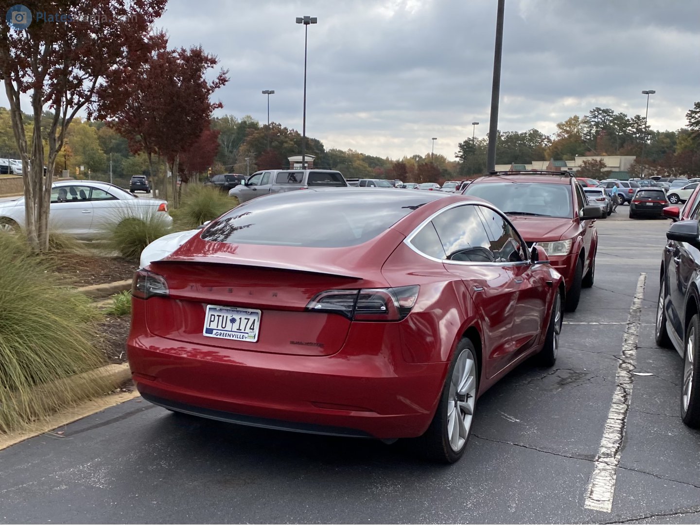 "PTU 174" photos Tesla Model 3. USA