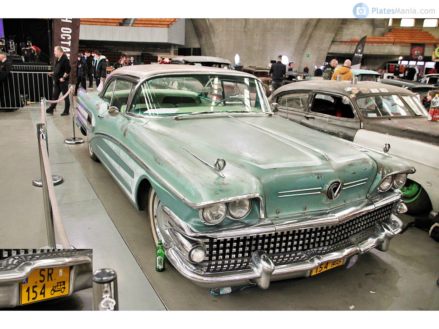 SR 154, Buick Century 2nd gen (Riviera) 2-door Hardtop (66R; B-body), 4th facelift, 1957–1958
