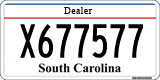 South Carolina, Dealer (X123456)