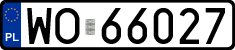 License plates of Poland, Regular car plates