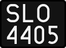 License plates of Poland, 1976 year system