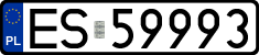 License plates of Poland, Regular car plates