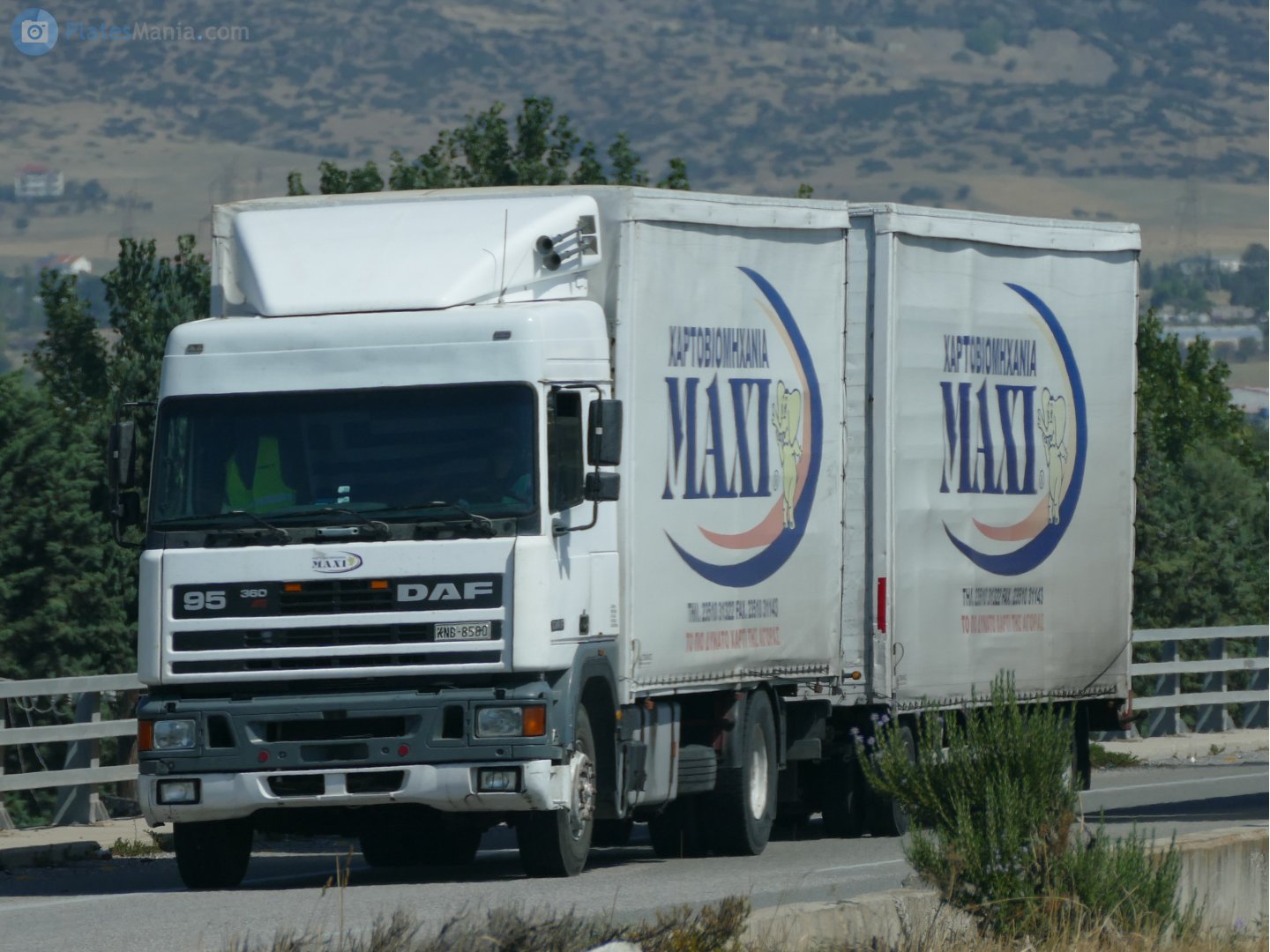 KNB-8580, DAF 95 1st gen, 1987–1997