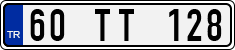 License plate of Turkey, Regular plates