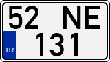 License plate of Turkey, Regular plates