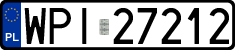 License plates of Poland, Regular car plates