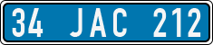 License plate of Turkey, Police