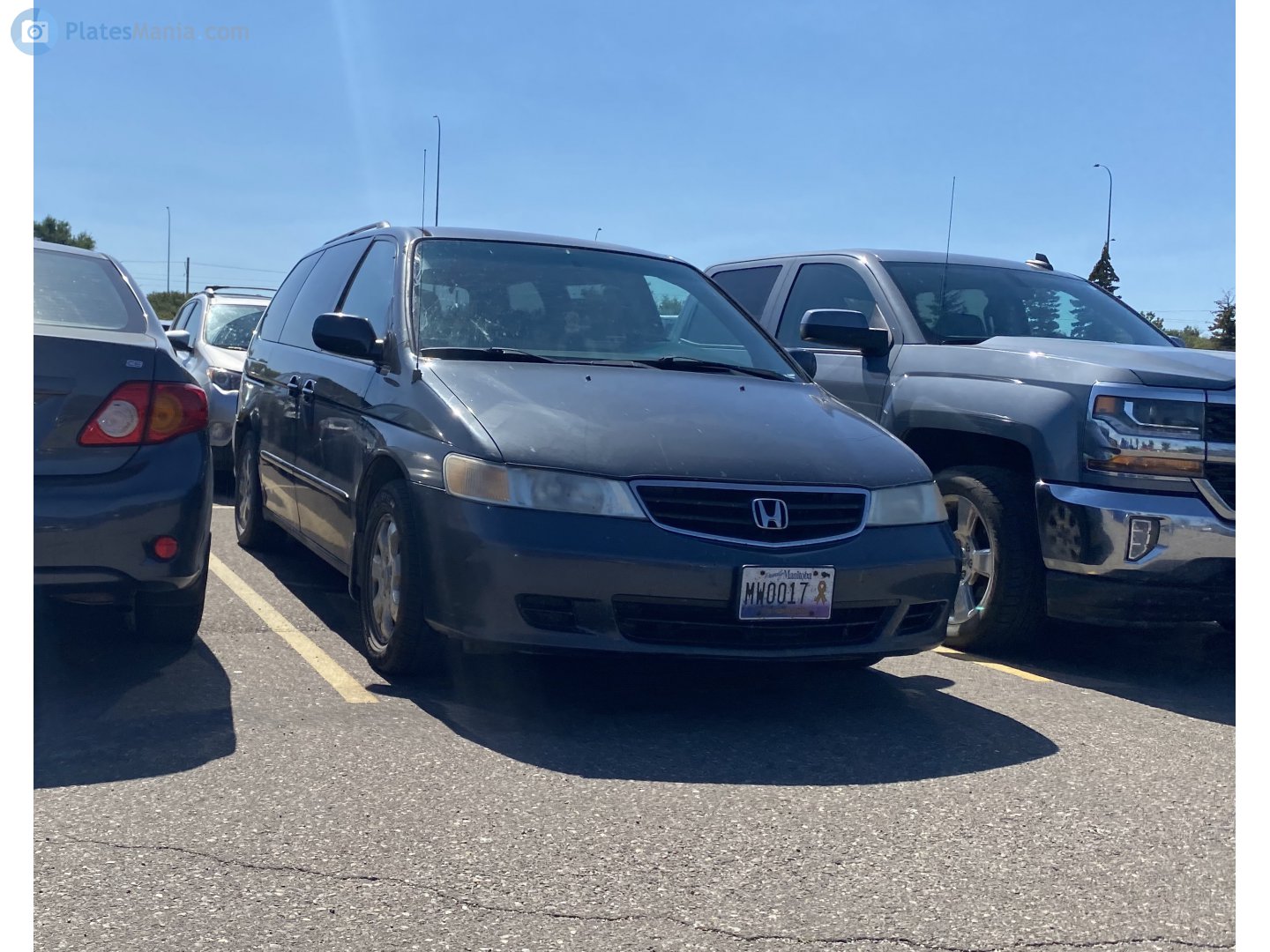 MW0017, Honda Odyssey 2nd gen (RL1; NA-market), 1998–2004