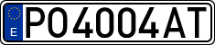 License plates of Spain, 1971 year series