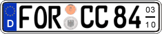 German license plate, Seasonal plates