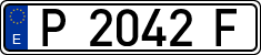 License plates of Spain, 1971 year series