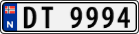 License plate of Norway, Trailers, motorcycles, special vehicles