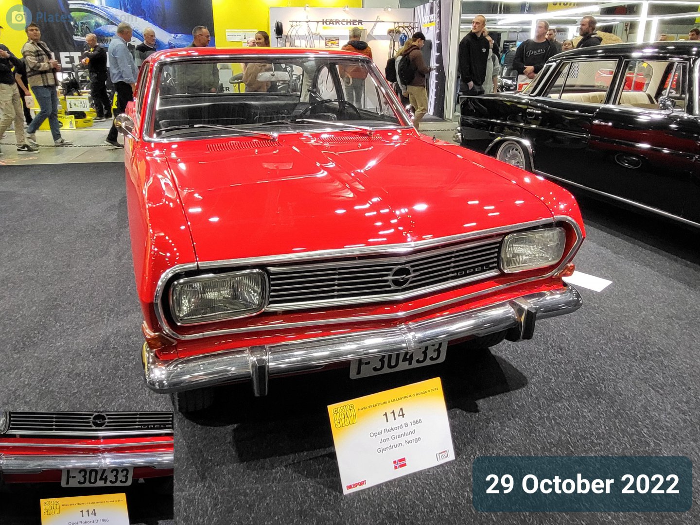 I-30433, Opel Rekord 2nd gen Coupé (B), 1965–1966