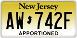 New Jersey, Specialty plates (XX-XXXX)