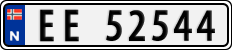 License plate of Norway, Cars