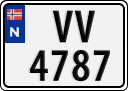 License plate of Norway, Trailers, motorcycles, special vehicles