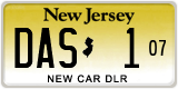 New Jersey, Dealer (ABC-1234/12-ABC34/1234-ABC)